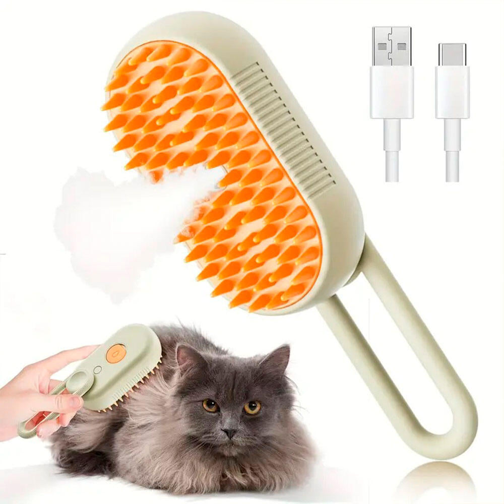 Cepillo de Vapor para Mascotas 3 en 1